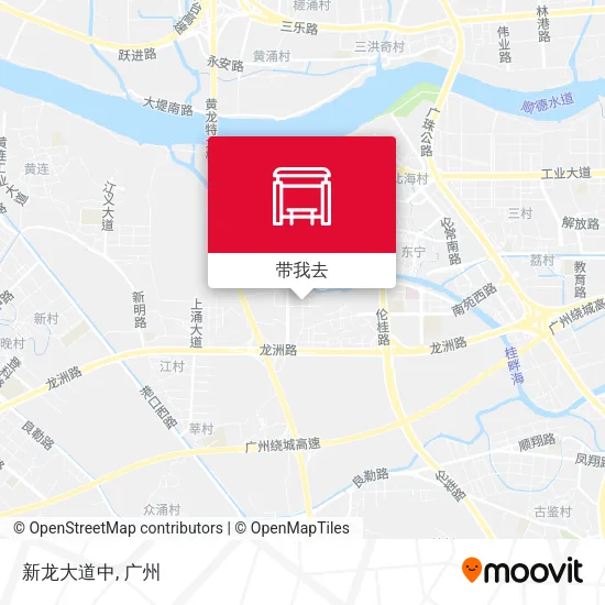 新龙大道中地图