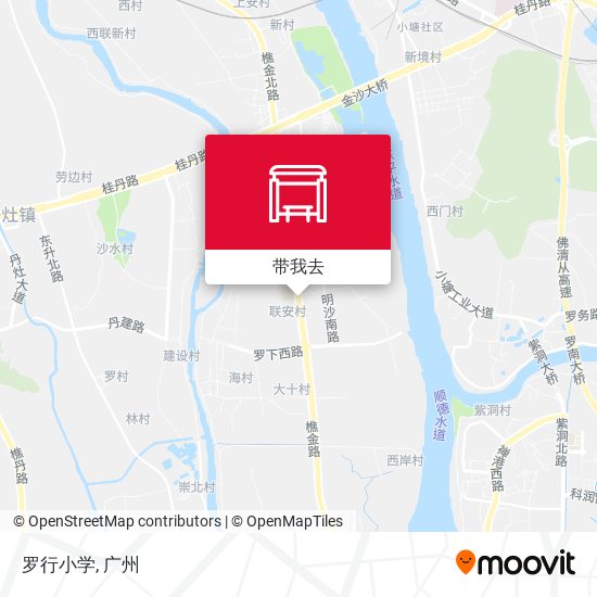 罗行小学地图