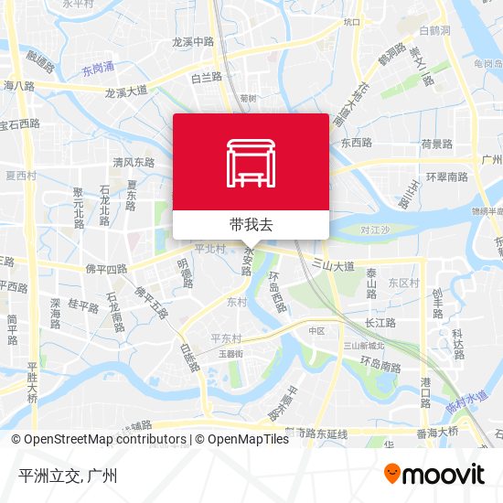 平洲立交地图
