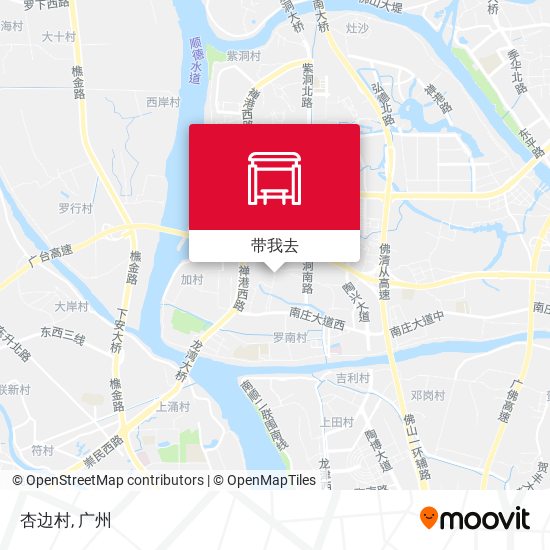 杏边村地图