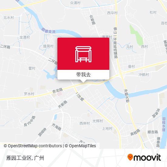 雁园工业区地图