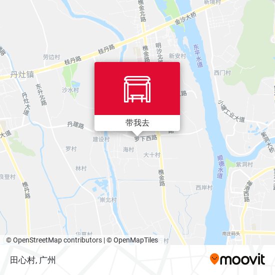 田心村地图