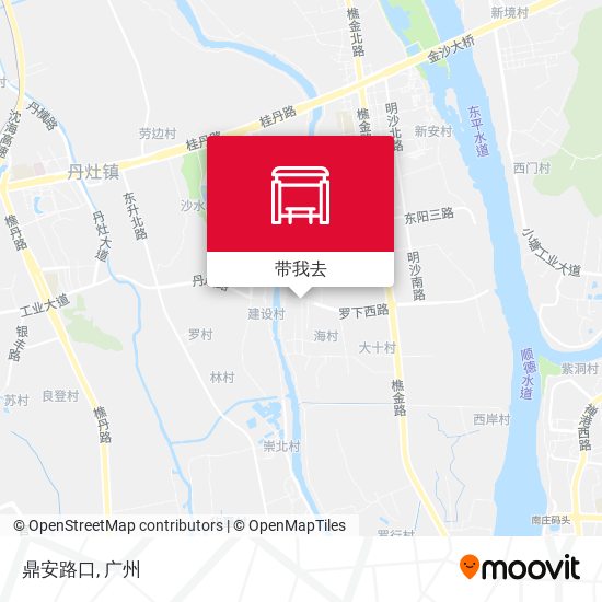 鼎安路口地图