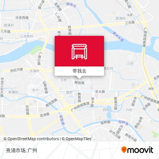 熹涌市场地图