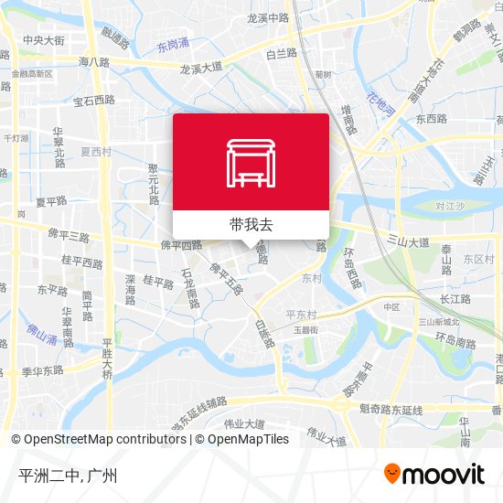 平洲二中地图