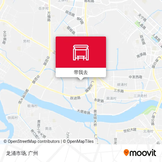 龙涌市场地图