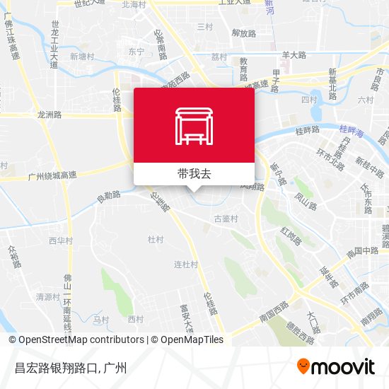 昌宏路银翔路口地图