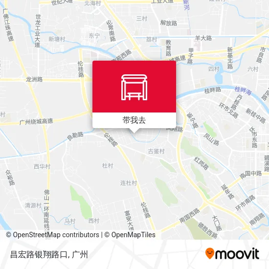 昌宏路银翔路口地图