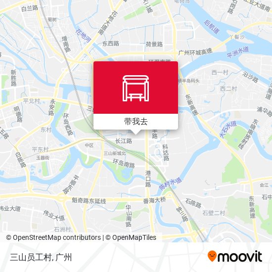 三山员工村地图