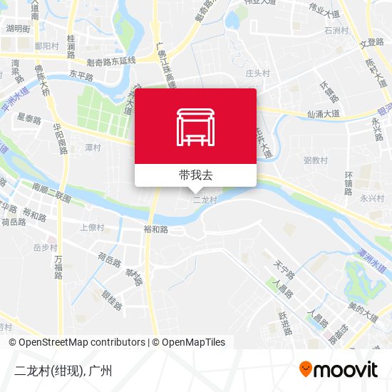 二龙村(绀现)地图