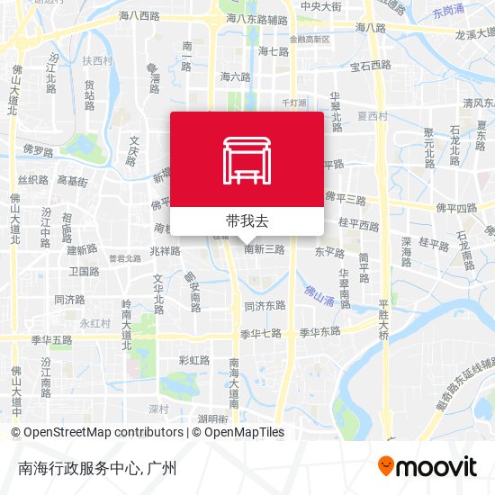 南海行政服务中心地图