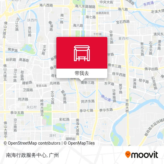 南海行政服务中心地图