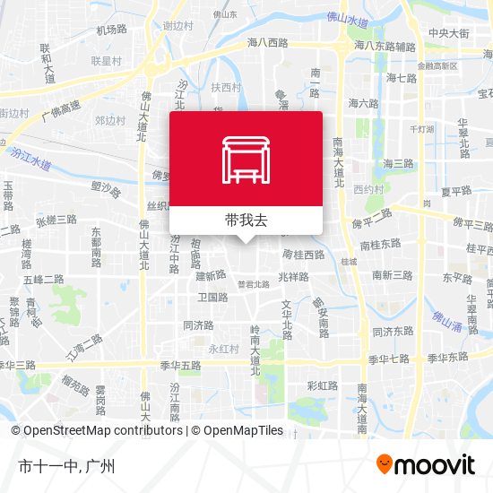 市十一中地图