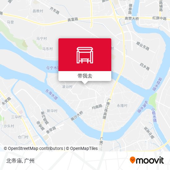 北帝庙地图