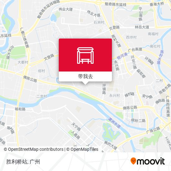 胜利桥站地图