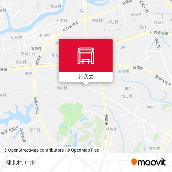 蒲北村地图
