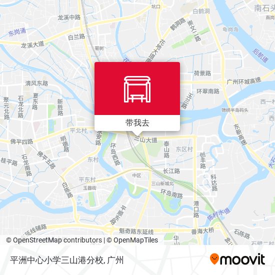 平洲中心小学三山港分校地图