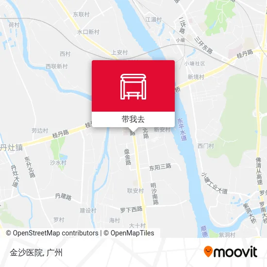金沙医院地图