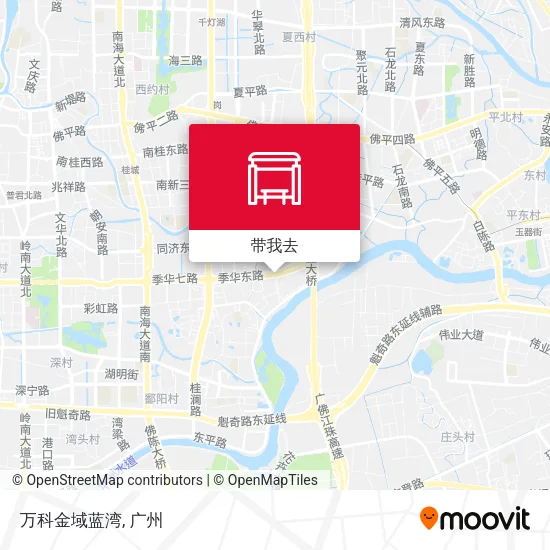 万科金域蓝湾地图