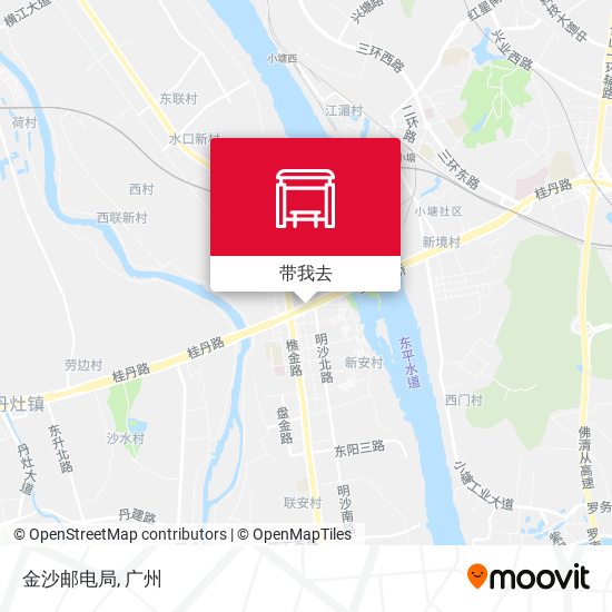 金沙邮电局地图