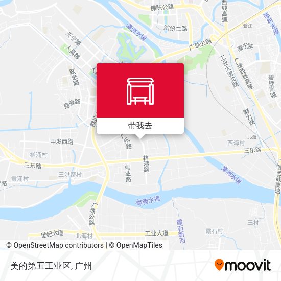 美的第五工业区地图