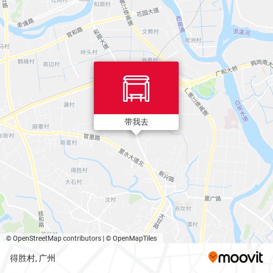 得胜村地图
