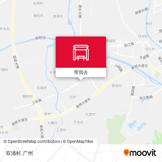 双涌村地图