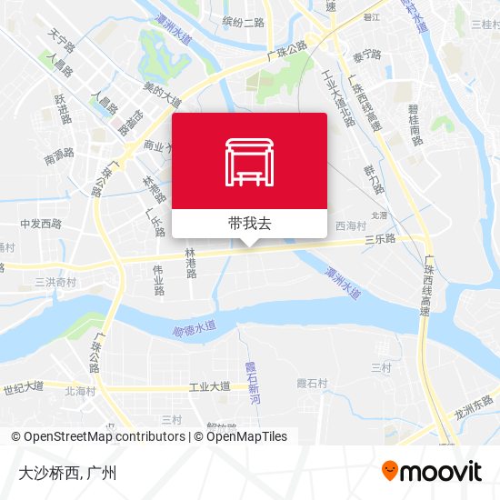 大沙桥西地图