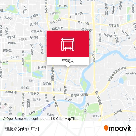 桂澜路(石啃)地图