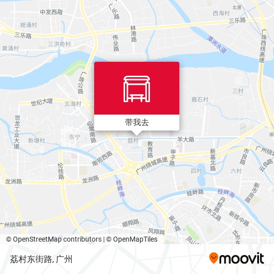 荔村东街路地图