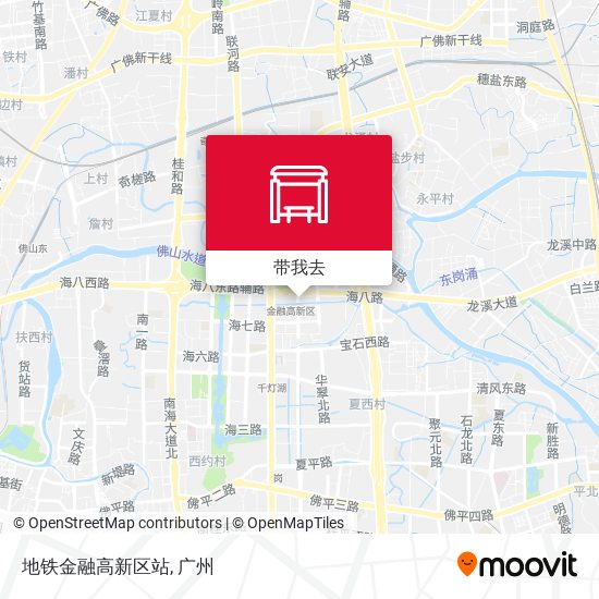 地铁金融高新区站地图