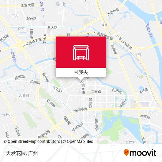 天发花园地图