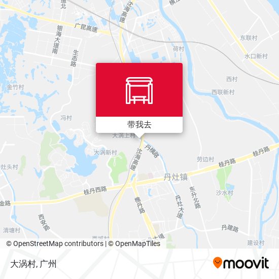 大涡村地图