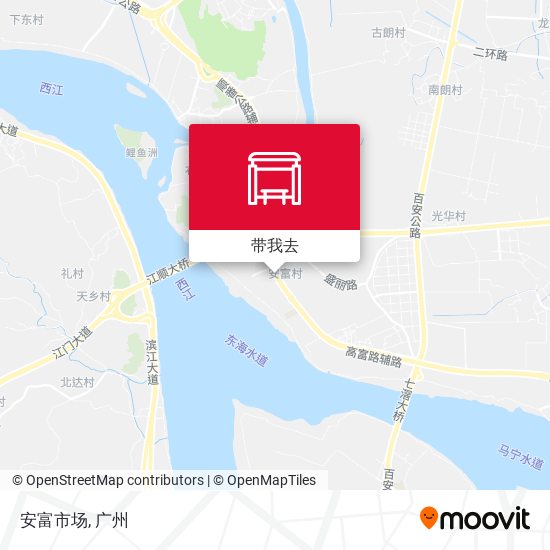 安富市场地图