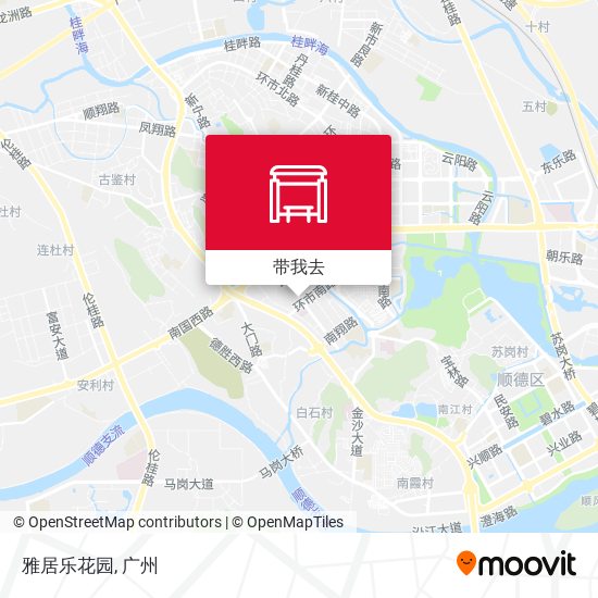 雅居乐花园地图