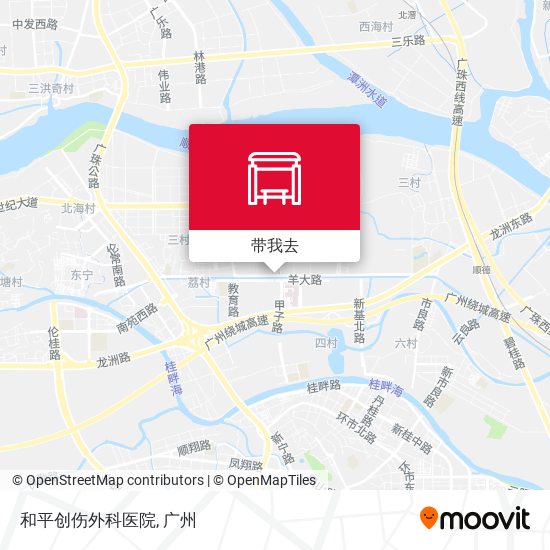 和平创伤外科医院地图
