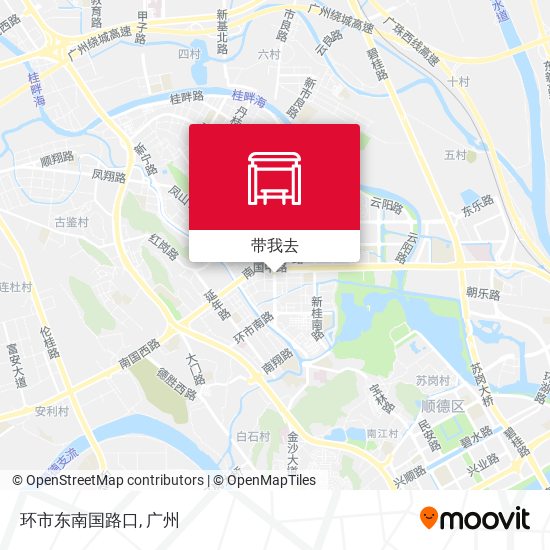 环市东南国路口地图