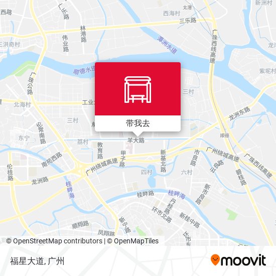 福星大道地图