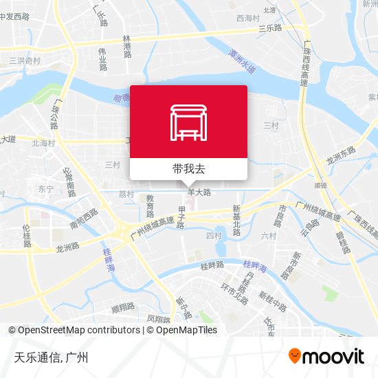 天乐通信地图