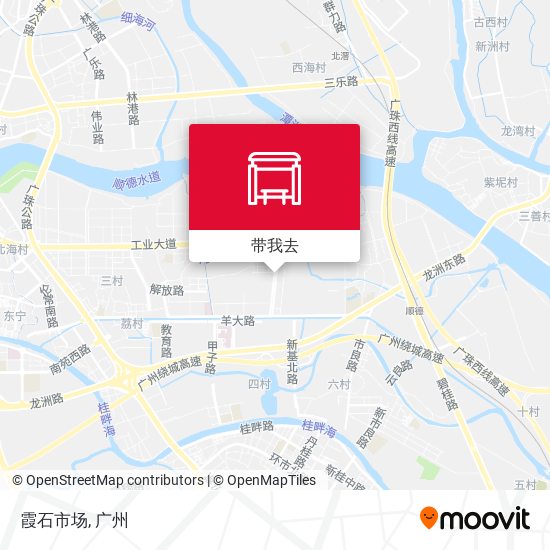 霞石市场地图