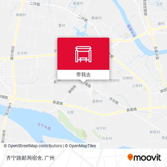 齐宁路邮局宿舍地图