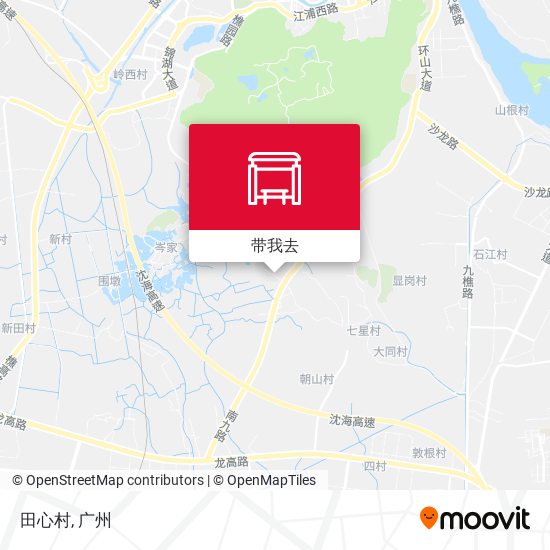 田心村地图