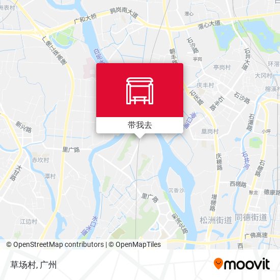 草场村地图