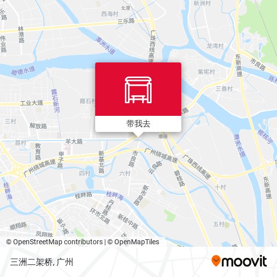 三洲二架桥地图