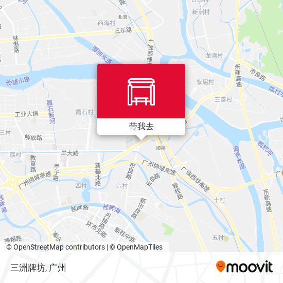 三洲牌坊地图