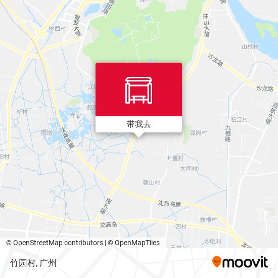 竹园村地图