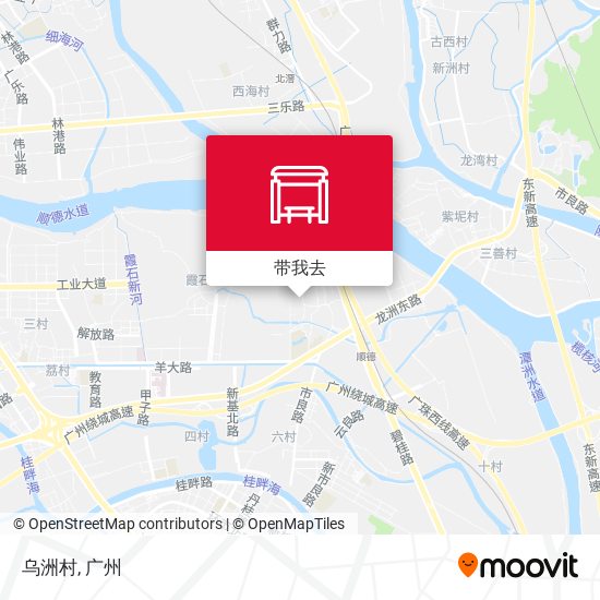 乌洲村地图