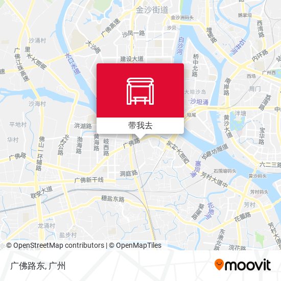 广佛路东地图