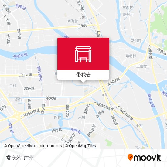 常庆站地图