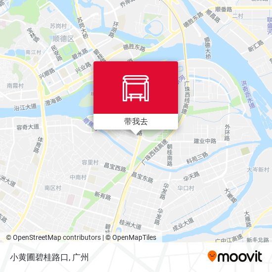 小黄圃碧桂路口地图